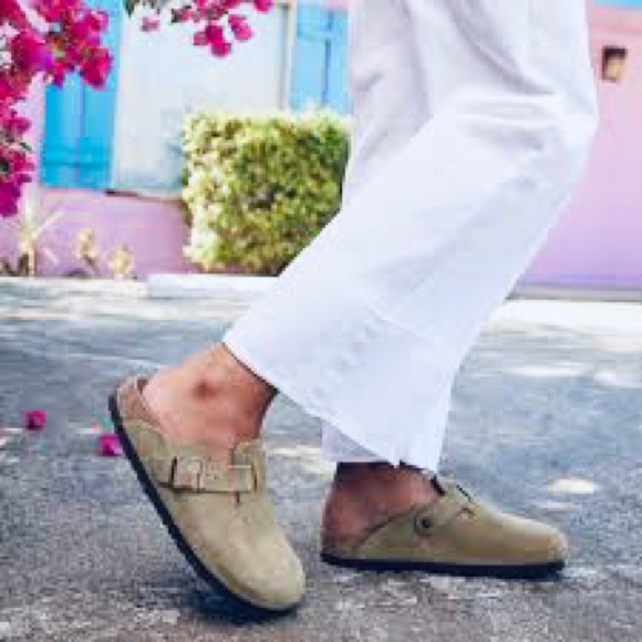 Birkenstock Boston taupe sandals - Picture 2 of 8